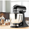 Планетарен миксер Artisan Elegance KitchenAid 5KSM175PSECA, 300W, 4.8 Л, Direct drive, 10 скорости, Черен оникс