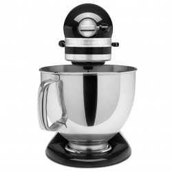 Планетарен миксер Artisan Elegance KitchenAid 5KSM175PSECA, 300W, 4.8 Л, Direct drive, 10 скорости, Черен оникс