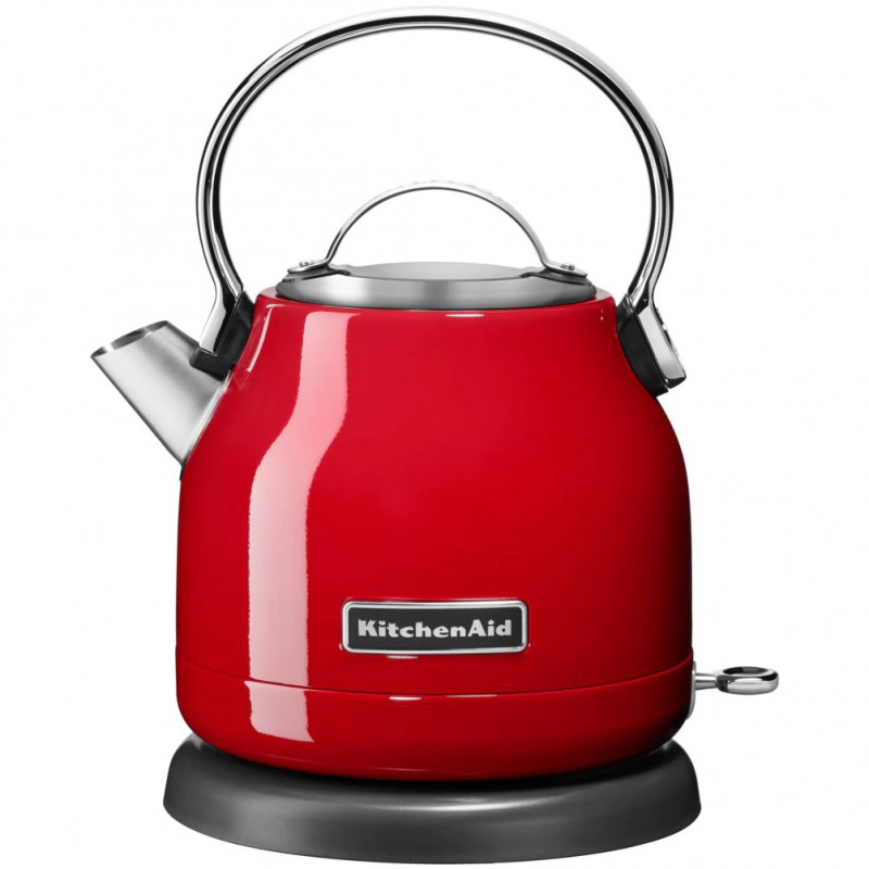 Електрическа кана KitchenAid 5KEK1222EER, 2200 W, 1.25 л, Филтър срещу варовик, Автоматично изключване, Empire red