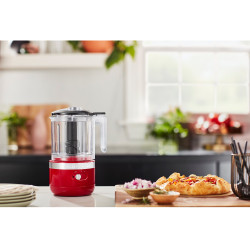 Акумулаторен чопър KitchenAid, 12V, 1.18 Л, 2 скорости + Pulse, Без BPA, Имперско червен