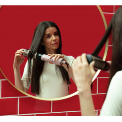 Remington AS5901 Coconut Smooth Hair Dryer and Styler, 1000W, Cool Shot, 2 speeds, Advanced Ceramic, Pink