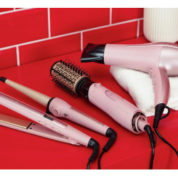 Remington AS5901 Coconut Smooth Hair Dryer and Styler, 1000W, Cool Shot, 2 speeds, Advanced Ceramic, Pink