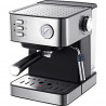 Espressor Finlux FEM-1793, 850 W, 15 Bar, 1,6 L, Protectie la supraincalzire, Inox