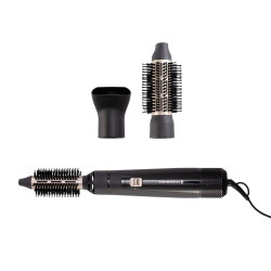 Perie pentru uscare si coafare Remington AS7300 Blow Dry and Style, 800 W, Cool Shot, 2 viteze, 3 atasamente, Negru