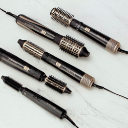 Remington AS7300 Blow Dry and Style Hair Dryer, 800W, Cool Shot, 2 speeds, 3 attachments, Black