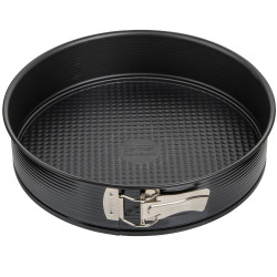 Zenker 6509 Double-Layer Baking Pan, Round, 28 cm, Teflon, Black