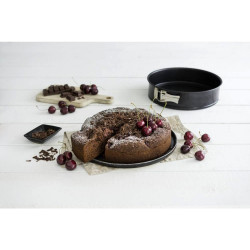 Zenker 6509 Double-Layer Baking Pan, Round, 28 cm, Teflon, Black