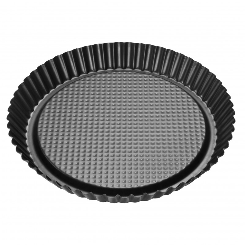 Zenker 6522 Baking Pan, Round, 30 cm, Teflon, Black