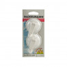 Set of 2 Fackelmann 16113 Tecno "suction cup" hooks, 6.5 cm, White