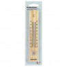 Fackelmann 16365 Tecno Thermometer, 18 cm, Mercury-Free, Wood, Brown