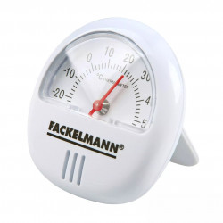 Fackelmann 16375 Tecno Thermometer with Magnet, 6 cm, White