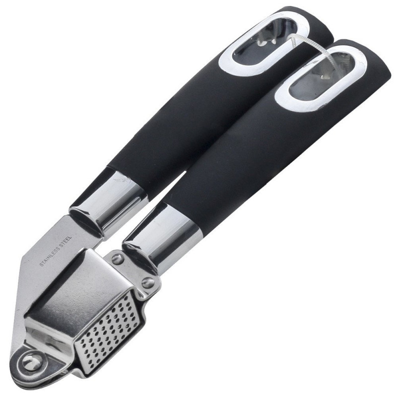 Fackelmann 25957 Monaco Garlic Press, 20.2 cm, Black