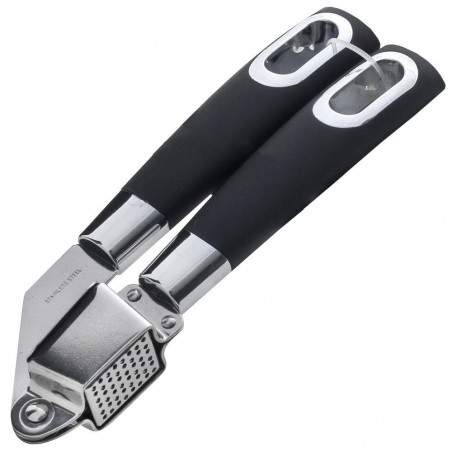 Fackelmann 25957 Monaco Garlic Press, 20.2 cm, Black
