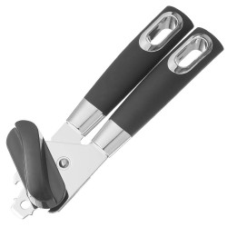Fackelmann 25961 Monaco Can Opener, Stainless Steel, 21.2 cm, Black