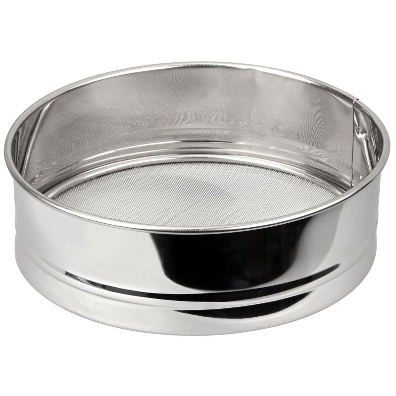 Fackelmann 28313 Flour Sifter, Extra Fine, 18 x 5 cm, Silver