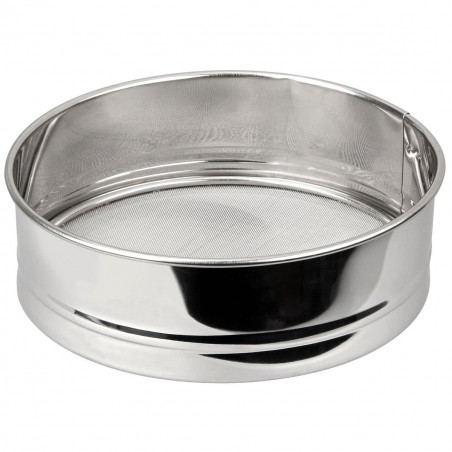 Fackelmann 28313 Flour Sifter, Extra Fine, 18 x 5 cm, Silver
