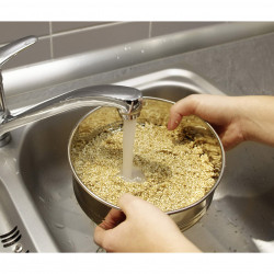 Fackelmann 28313 Flour Sifter, Extra Fine, 18 x 5 cm, Silver