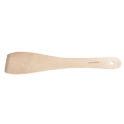 Spatula Fackelmann 30140 , 30 cm, Orificiu pentru agatat, Lemn, Alb