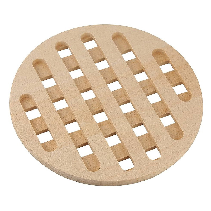 Fackelman Wooden Coaster 31085, 18 cm, Brown