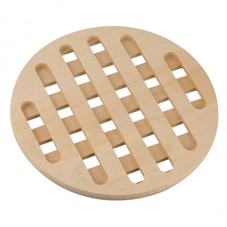 Fackelman Wooden Coaster 31085, 18 cm, Brown