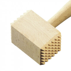 Fackelmann 31420 Wooden Meat Mallet, 32 cm, Brown