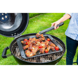 Fackelmann 40199 Barbecue Tongs, 32.5 cm, Black