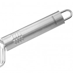 Fackelmann Grater 40440, 24 cm, Oval Handle, Stainless Steel, Hanging Hook, Silver