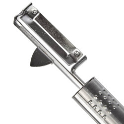 Fackelmann 40481 Salad Tosser, 20 cm, Stainless Steel, Hanging Hook, Silver