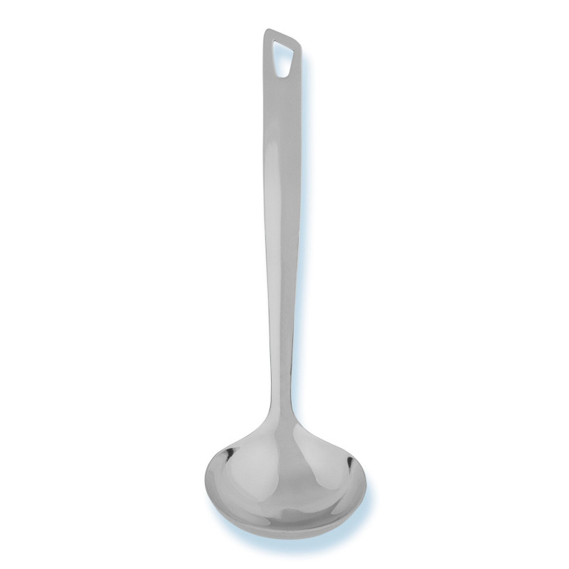 Fackelmann Ladle 40651, 29 cm, Stainless Steel, Hanging Hook, Silver