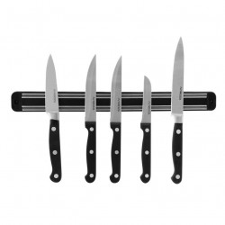 Fackelmann Magnetic Knife Holder 41377, 33 cm, Black