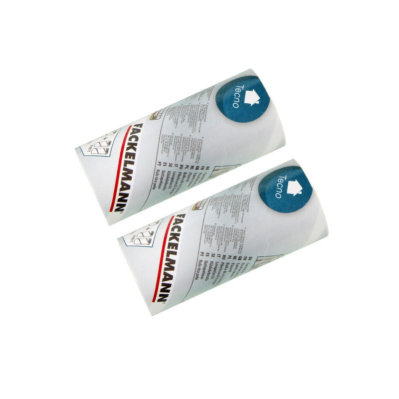 Fackelmann 41611 Replacement Rolls for Cleaning Clothes and Upholstery, 10 cm, 4 m, 2 pieces, White