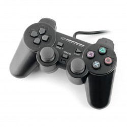 Esperanza Corsair EG106 Controller, for PS3 and PC, USB 2.0, 12 buttons, Black