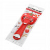 Fackelmann 42043 Tomato Peeler, 14 cm, Stainless Steel, Retractable Blade, Red