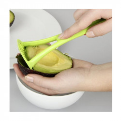 Instrument pentru avocado 4 in 1 Fackelmann 42070, 22,7 cm, Cutit pliabil, Verde