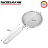 Fackelmann Strainer 42332, 10 cm, Stainless Steel, Hanging Hook, Silver
