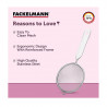 Fackelmann Strainer 42332, 10 cm, Stainless Steel, Hanging Hook, Silver