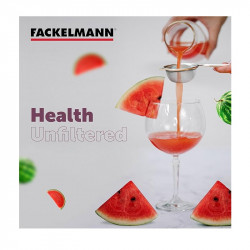 Fackelmann Strainer 42332, 10 cm, Stainless Steel, Hanging Hook, Silver