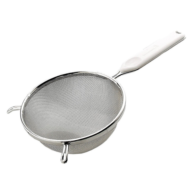 Fackelmann Strainer 42335, 18 cm, Stainless Steel, Hanging Hook, Silver