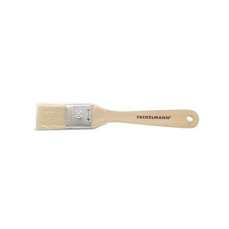 Pensula pentru uns Fackelmann 42896, 19 cm, Lemn, Par natural, Maro