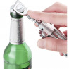 Fackelmann 49785 Corkscrew, 16.5 cm, Lever-action, Stainless Steel