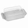 Fackelmann 47355 Butter and Cheese Container, 17x11 cm, Clear