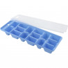 Fackelmann 49368 Ice Cube Tray with Lid, 25x10 cm, Multicolor
