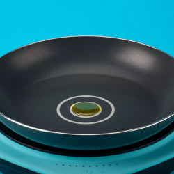 Tasty Go Green Frying Pan 678575, 28 cm, Oil Dispenser, Aluminum, Non-stick Coating, Green