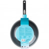 Tasty 678535 Frying Pan, 28 cm, Induction, Aluminum, Non-stick coating, Gray