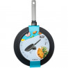 Tasty 678533 Frying Pan, 28 cm, Induction, Aluminum, Non-stick coating, Gray