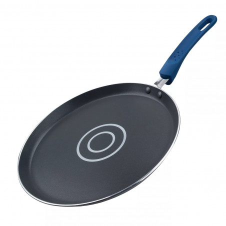 Tasty 678520 Pancake Pan, 26 cm, Portioning System, Induction, Non-stick Coating, Blue