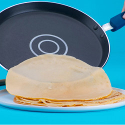 Tasty 678520 Pancake Pan, 26 cm, Portioning System, Induction, Non-stick Coating, Blue