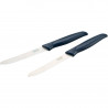 Tasty Ocean Blue Serrated Knife Set 678267, 2-piece set, 21 cm, Stainless steel, Soft-grip handle, Blue