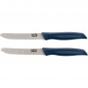 Tasty Ocean Blue Serrated Knife Set 678267, 2-piece set, 21 cm, Stainless steel, Soft-grip handle, Blue