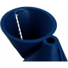 Tasty 678425 2-in-1 Spiral Slicer, 10.5 x 5 x 7 cm, Funnel Shape, Stainless Steel, Blue